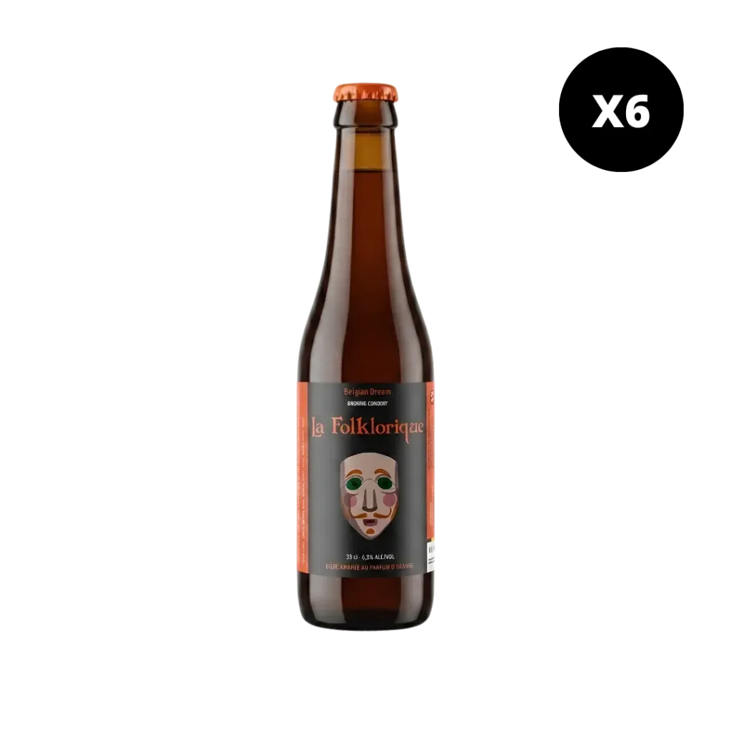La Folklorique Ambrée 6*33cl